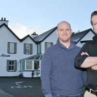 From left, Patrick Wade and Stephen McPhilemy of Milltown House in Dingle. Photo by Marian O'Flaherty